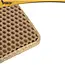 Purlov Kattenbakmat 75 x 55 cm beige van EVA schuim met antislip bodem en opvanglaag voor kattenbak