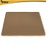 Purlov Kattenbakmat 60 x 45 cm beige met honingraatstructuur, opvangvak en stevige antislip bodem