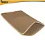 Purlov Kattenbakmat 60 x 45 cm beige met honingraatstructuur, opvangvak en stevige antislip bodem