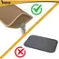 Purlov Kattenbakmat 60 x 45 cm beige met honingraatstructuur, opvangvak en stevige antislip bodem