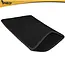 Purlov Zwarte kattenbakmat 60 x 45 cm met dubbele laag, antislip onderkant en opvangvak voor vulling