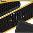 Purlov Zwarte kattenbakmat 60 x 45 cm met dubbele laag, antislip onderkant en opvangvak voor vulling