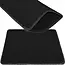 Purlov Zwarte kattenbakmat 60 x 45 cm met dubbele laag, antislip onderkant en opvangvak voor vulling
