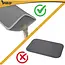 Purlov Kattenbakmat 60 x 45 cm grijs met tweelaagse honingraatstructuur voor minder grit in hu