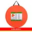 Kruzzel Kinder strandtent beer 180 x 95 x 82 cm met zelfuitvouwende constructie, mesh panelen, rits en transporthoes