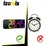 Izoxis Kleurrijke LED wekker met 34 leds, alarm, snooze, datum, temperatuur, 12/24 uurs formaat, nachtmodus en USB batterijvoeding