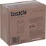 Izoxis Dubbel buitenstopcontact IP66 230 tot 250 V met 2 aansluitingen, ABS behuizing, klep en opbouwmontage voor tuin