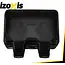 Izoxis Dubbel buitenstopcontact IP66 230 tot 250 V met 2 aansluitingen, ABS behuizing, klep en opbouwmontage voor tuin