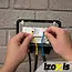 Izoxis Dubbel buitenstopcontact IP66 230 tot 250 V met 2 aansluitingen, ABS behuizing, klep en opbouwmontage voor tuin