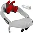 Ruhhy Shiatsu nekmassager 22,2 W met warmtefunctie, 3 massagestanden, accu tot 120 minuten, USB-C en automatische uitschakeling