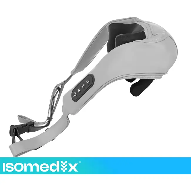 Ruhhy Shiatsu nekmassager 22,2 W met warmtefunctie, 3 massagestanden, accu tot 120 minuten, USB-C en automatische uitschakeling