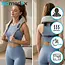 Ruhhy Shiatsu nekmassager 22,2 W met warmtefunctie, 3 massagestanden, accu tot 120 minuten, USB-C en automatische uitschakeling