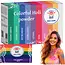 Holi Cow Kleurpoeder set met 10 zakjes van 100 g en 10 kleuren voor festivals, verjaardagen, evenementen en fotoshoots