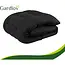 Gardlov Zwart gewatteerd ligbedkussen 180 x 56 x 9 cm met rugleuningflap en bindbanden voor tuinligbed