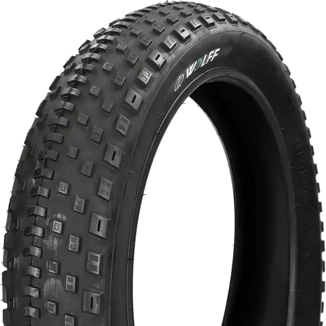 WOLFF Fatbike buitenband - 20x4.00 - Punctie- en temperatuurbestendig - Comfortabel rijden - Zwart