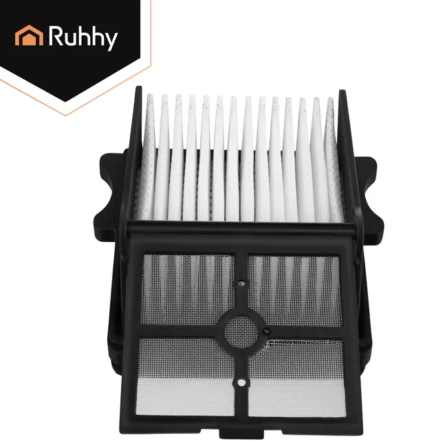 Ruhhy Borstelrol met HEPA H9 filter voor Lixo 24860 stofzuiger, wasbaar en passend voor frisse lucht