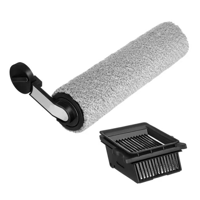 Ruhhy Borstelrol met HEPA H9 filter voor Lixo 24860 stofzuiger, wasbaar en passend voor frisse lucht