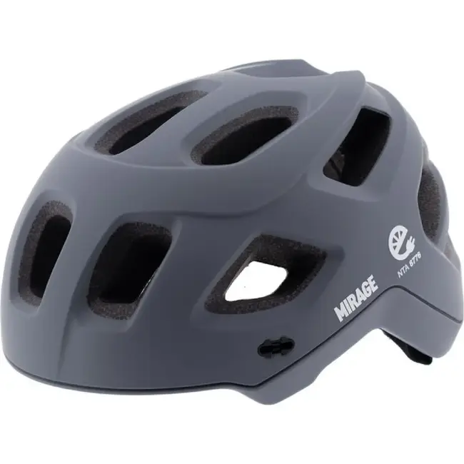 Mirage Fietshelm 55-58 cm mat grijs voor e-bike en MTB met NTA8776 goedkeuring