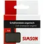 Simson Schijfremblokken organic zwart 1 paar voor schijfremmen met snelle grip en doseerbaarheid