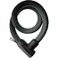 ABUS Textielslot 140 cm zwart-grijs met sleutel, level 7, kliksluiting en zachte hoes