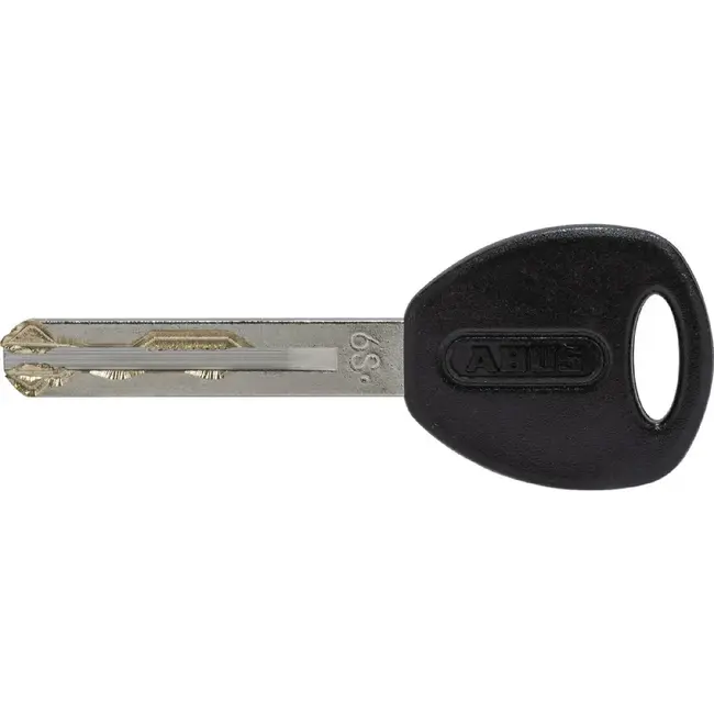 ABUS Textielslot 140 cm zwart-grijs met sleutel, level 7, kliksluiting en zachte hoes