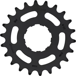 KMC Achtertandwiel 21T zwart voor Enviolo versnellingsnaaf met 3/32 inch kettingmaat