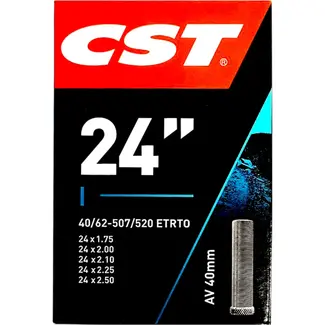CST Binnenband 24 inch 24 x 1.75-2.25 met autoventiel 40 mm voor fietsbanden