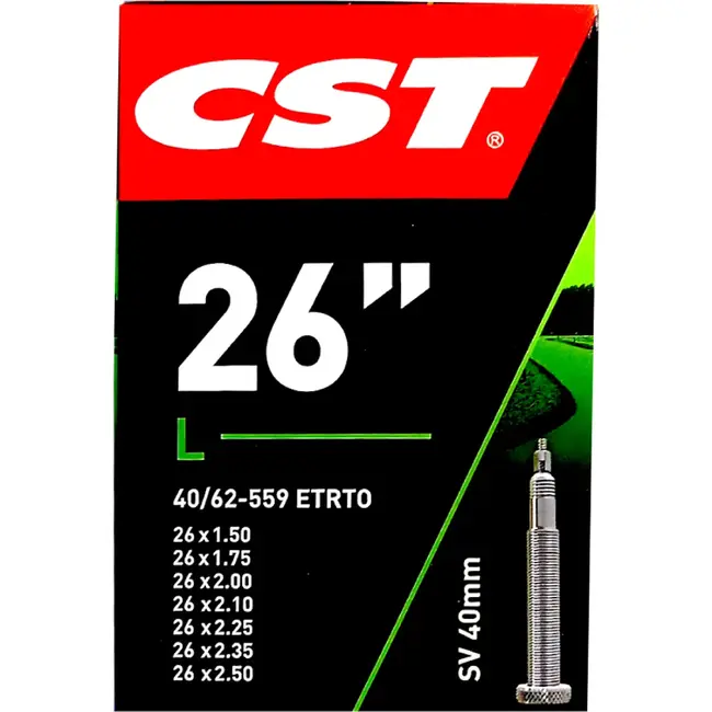CST Binnenband 26 inch 1,75-2,50 met Frans ventiel 40 mm voor fietsbanden 559
