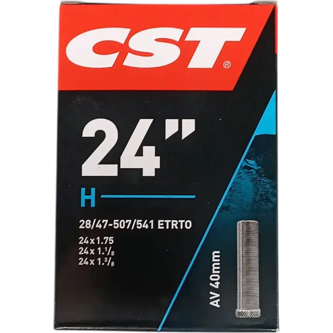 CST Binnenband 24 inch 24 x 1.50-1.90 met autoventiel 40 mm voor fietsbanden