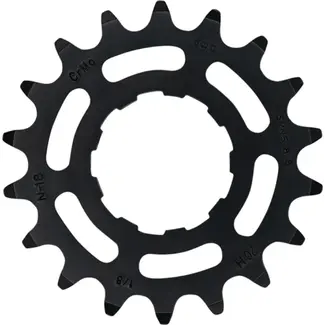 KMC Achtertandwiel 18T zwart voor Enviolo e-bike aandrijving met 1/8 inch maat