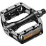 Union BMX pedaal zwart 9/16 inch kunststof sportief model Sp-102 in winkelverpakking
