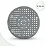 Benson Ronde gootsteenmat - PVC - Beschermend - Grijs - Ø 28 cm