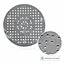 Benson Ronde gootsteenmat - PVC - Beschermend - Grijs - Ø 28 cm