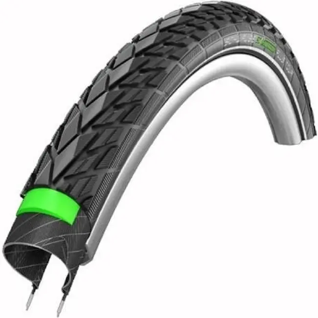 Schwalbe Buitenband 28 x 1.50 zwart met reflectie en GreenGuard 3 mm anti-leklaag