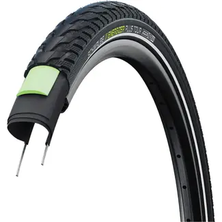 Schwalbe Buitenband 28 x 1.50 zwart met reflectie en GreenGuard 3 mm anti-leklaag