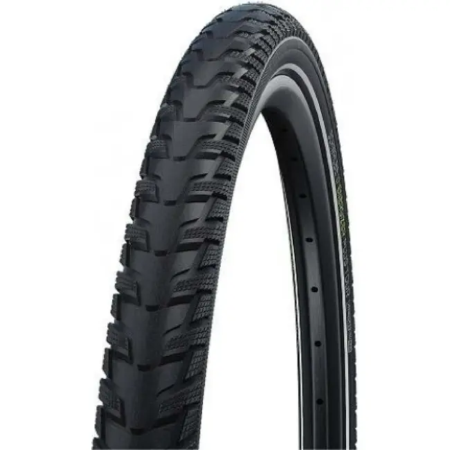 Schwalbe Buitenband 28 x 1.50 zwart met reflectie en GreenGuard 3 mm anti-leklaag