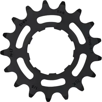 KMC Achtertandwiel 17T zwart voor Enviolo e-bike aandrijving met 1/8 inch maat