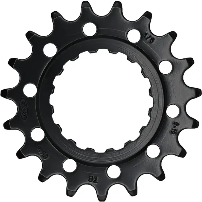 KMC Tandwiel 19T zwart 1/8 inch voor Bosch Gen 2 e-bike met directe montage