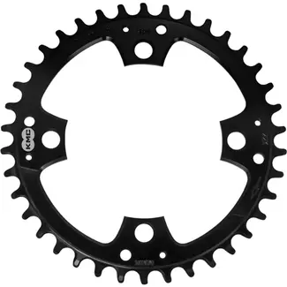KMC Tandwiel 38T zwart BCD104 1,9 mm CNC-gefreesd voor e-bike crankstellen met 104 spider