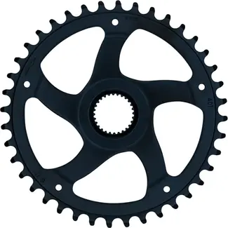 KMC 40T Narrow Wide tandwiel zwart voor Bosch Gen 4 e-bike met CNC-afwerking en KMC compatibiliteit