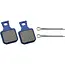 Marwi Organische schijfremblokken Magura MT5 en MT7 zwart met RVS clip voor 1 rem