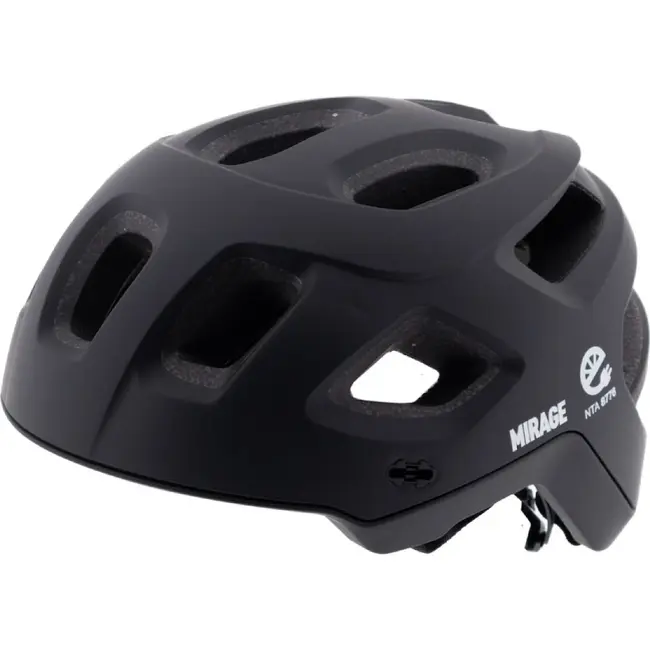 Mirage Tour MTB fietshelm zwart L 58-61 cm met LED-licht, 17 ventilatieopeningen en NTA8776