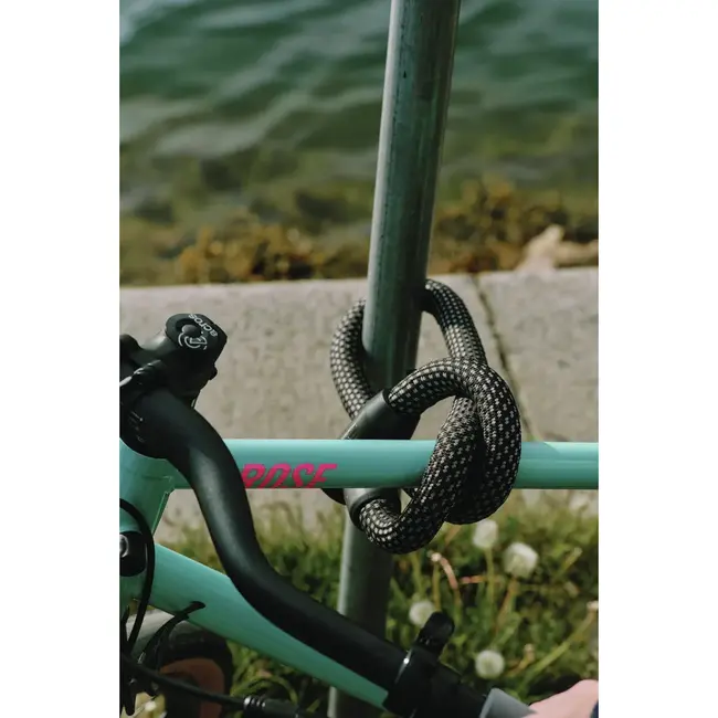 ABUS Kettingslot 85 cm zwart met beschermhoes voor stadsfiets en dagelijks gebruik