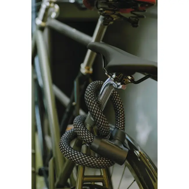 ABUS Kettingslot 85 cm zwart met beschermhoes voor stadsfiets en dagelijks gebruik