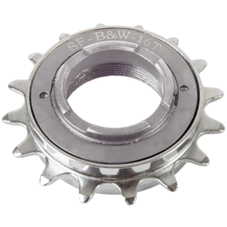 M-Wave 16T stalen freewheel - single speed - zilver - 1/2 x 1/8" kettingmaat