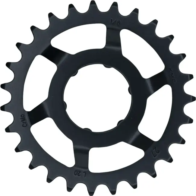 KMC 27T tandwiel voor Shimano E-bike systemen geschikt voor 1/8 inch kettingen