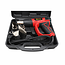 Benson Krachtig heteluchtpistool - 2000W - instelbare temperatuur - Rood - inclusief accessoires