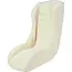 Polisport Witte Mini Pelican zitverkleiner met fleece, 3-punts gordel en schaapdesign