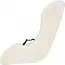 Polisport Witte Mini Pelican zitverkleiner met fleece, 3-punts gordel en schaapdesign