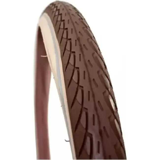 Deli tire 28 Inch Buitenband 47-622 Bruin/Creme met Reflectie voor Stadsfiets